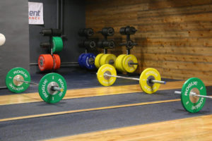Solace New York deadlifts weights